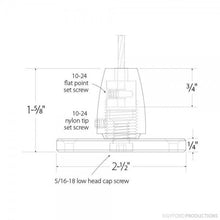 Gyford EZ 1/8" Wire Floor Mount Turnbuckle With Base Plate - EZ-A28