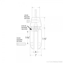 Gyford EZ Wire Vertical Panel Clips for 1/8" Wire