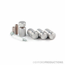 5/8" Diameter, 3/4" Tall Complete Aluminum Gyford  Standoff Kit