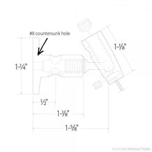 Gyford WL Wire Angled Mount for Wall Installations - WL-A42