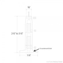 WL 3/64" Wire Bottom Mount Gyford Turnbuckle - WL-A41