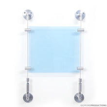Complete 3/64" Gyford Wire Display System - Wall Mounts, Wire and Grippers